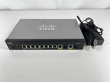 Usado, Switch Gerenciado PoE Gigabit Cisco SG350-10P 10 Portas com Adaptador de Alimentação  comprar usado  Enviando para Brazil
