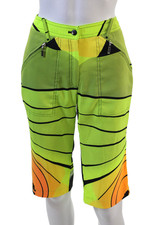 Bermuda Jamie Sadock feminina bolsos com fecho de botão multicolorida tamanho 4 comprar usado  Enviando para Brazil