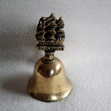 Vintage brass bell for sale  BOURNE
