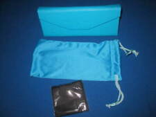 Usado, Estojo de óculos Prive Revaux azul com capa de poeira e toalhete em excelente estado usado comprar usado  Enviando para Brazil