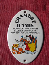Plaque émaillée ovale d'occasion  France