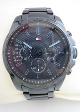 TOMMY Hilfiger relógio decker masculino 1791560 pulseira de aço inoxidável quartzo genuíno comprar usado  Enviando para Brazil