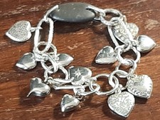 Bracciale argento ciondoli usato  Latina