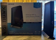 Roteador Modem a Cabo NETGEAR Nighthawk CAX80 AX6000 8-Stream Wi-Fi 6 comprar usado  Enviando para Brazil