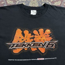 Usado, Camiseta vintage 2009 Tekken 6 Namco promocional videogame Europa anos 2000 PlayStation comprar usado  Enviando para Brazil
