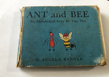 Ant and Bee Children's Book Antique vintage 1930-40's Angela Banner  Alphabet comprar usado  Enviando para Brazil