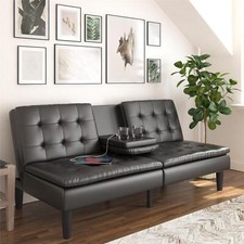 Black faux leather for sale  Greenbelt