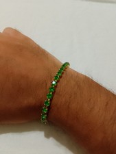 Bracciale tennis verde usato  Cerignola