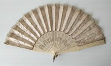 Ancien éventail embroidery d'occasion  Grenoble-