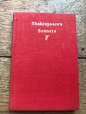 Shakespeare sonnets mini for sale  BOURNE