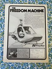 Vintage 1978 rotorway for sale  Cleves