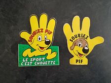 Lot autocollants souriez d'occasion  Pouyastruc