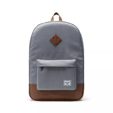 Mochila HERSCHEL Heritage couro sintético 21,5L - cinza/castanho comprar usado  Enviando para Brazil