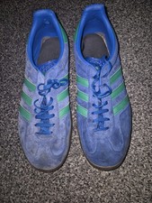 Adidas gazelles blue for sale  BOLTON