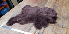 Brown genuine sheepskin for sale  BIRMINGHAM