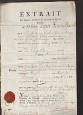 Document ancien extrait d'occasion  Saumur