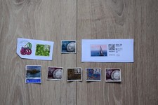 Timbres obliteres cerises d'occasion  Menton