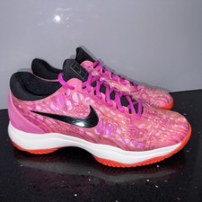 Tênis quase novo NIKE Zoom Cage 3 HC ativo fúcsia EUA 9 #37579 comprar usado  Enviando para Brazil