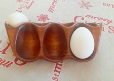 Portauova legno vintage usato  Roma