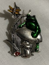 Enamel frog toadstool for sale  NORWICH
