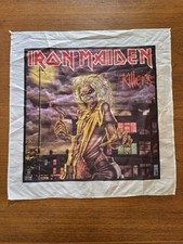 Usado, Pôster promocional vintage Iron Maiden Killers 1982 22” x 22” metal arte de parede tapeçaria comprar usado  Enviando para Brazil
