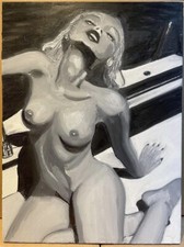 Black white canvas for sale  LONDON
