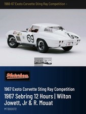 Exoto motorbox corvette for sale  Huntington Beach