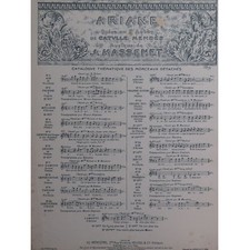 Massenet jules ariane d'occasion  Blois