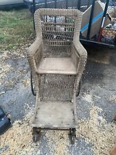 Vintage wicker wheelchair for sale  Stanford