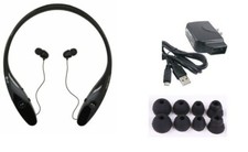 Fones de ouvido intra-auriculares Bluetooth estéreo sem fio música LG HBS-900 TONE PRETO comprar usado  Enviando para Brazil
