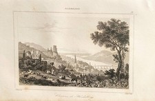 Gravure allemagne chateau d'occasion  Descartes