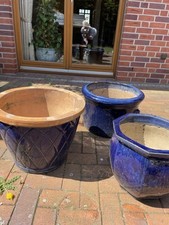 Große blumenkübel blau gebraucht kaufen  Steinfeld
