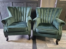 green occasional chair for sale  KING'S LYNN