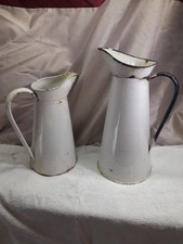 Enamel pitcher jugs for sale  CHATTERIS