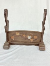 Suporte para espada samurai japonês Katana-Kake decorado com Raden vintage Kiku comprar usado Suporte para espada samurai japonês Katana-Kake decorado com Raden vintage Kiku comprar usado  Enviando para Brazil
