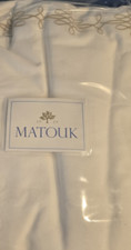 Usado, Conjunto de edredom MATOUK Regalo King branco com bordado champanhe 100% algodão percal comprar usado  Enviando para Brazil