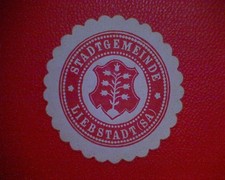 Siegelmarke stadtgemeinde lieb gebraucht kaufen  Deutschland