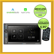 Receptor duplo DIN Blaupunkt 6,95′′ com Apple CarPlay sem fio Android Auto e BT comprar usado  Enviando para Brazil
