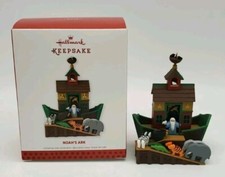 Ornamento 2013 Hallmark Keepsake Arca de Noé elefante girafa zebra urso tigre comprar usado  Enviando para Brazil