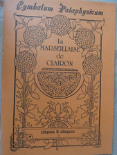 Cymbalum pataphysicum marseill d'occasion  Chailles