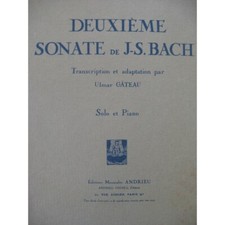 Bach sonate no d'occasion  Blois