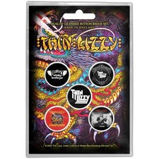 Thin lizzy badge for sale  UK