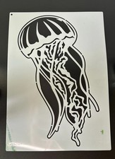 9 Piezas Plantillas Oceánicas para Pintura - Plantillas Reutilizables Tortuga Medusas Etc USADAS segunda mano  Embacar hacia Mexico