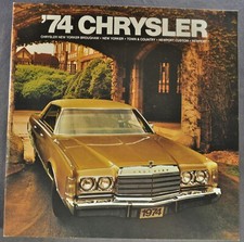 1974 chrysler brochure for sale  Olympia
