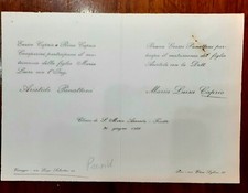 Viareggio partecipazioni nozze usato  Lucca