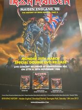 Usado, Pôster promocional Iron Maiden original oficial EMI Reino Unido Maiden Inglaterra '88 comprar usado  Enviando para Brazil