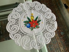 Weihnachtsdecke weiß spitze gebraucht kaufen  Pulheim