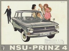 Nsu prinz 1961 for sale  UK