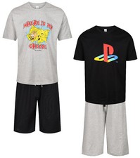Mens short pyjamas for sale  WILLENHALL