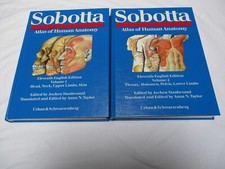 Sobotta - Atlas of Human Anatomy - 11th edition - Hardcover - Volume 1 & 2 - VG!, usado comprar usado  Enviando para Brazil